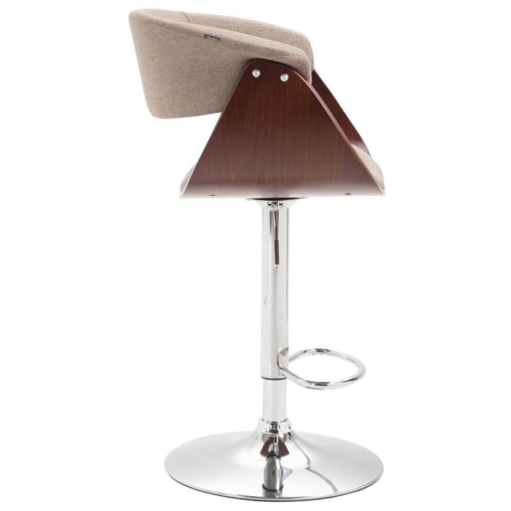2er Set Barhocker Callao Stoff coffee