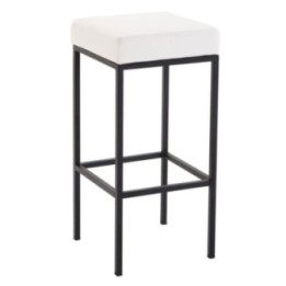 Barhocker Newark 80 Kunstleder schwarz