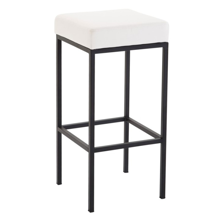 Barhocker Newark 80 Kunstleder schwarz