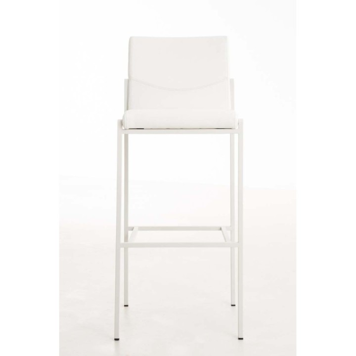 2er Set Barhocker Torino Kunstleder weiß