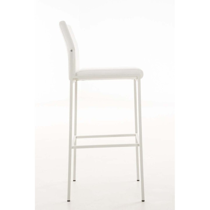 2er Set Barhocker Torino Kunstleder weiß