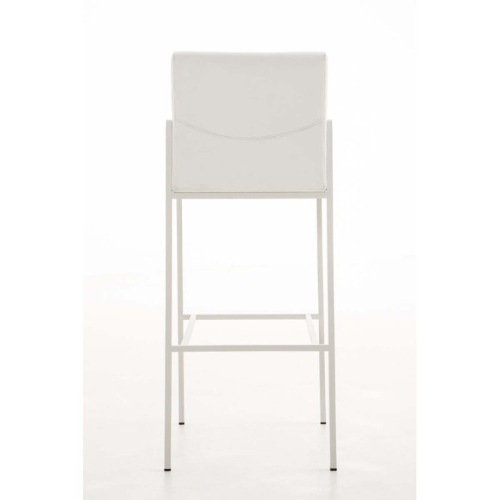 2er Set Barhocker Torino Kunstleder weiß