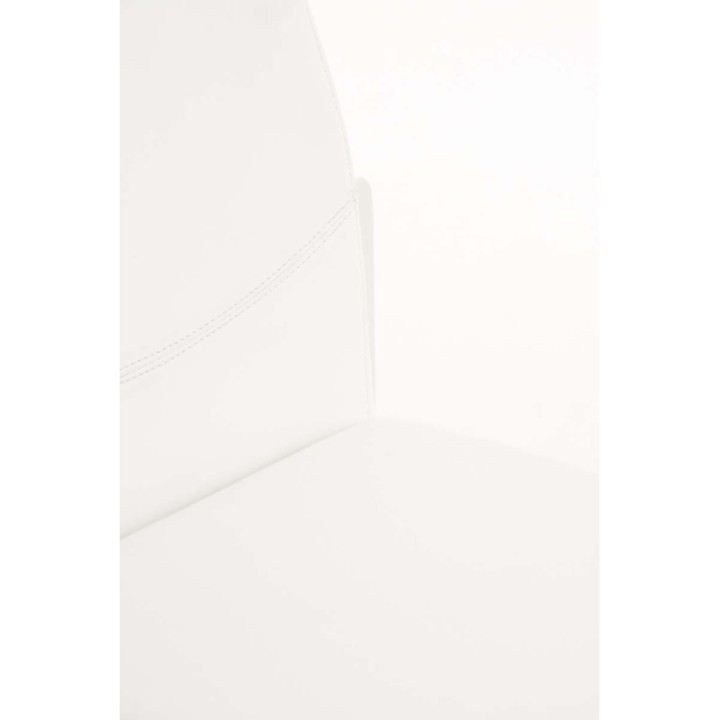 2er Set Barhocker Torino Kunstleder weiß