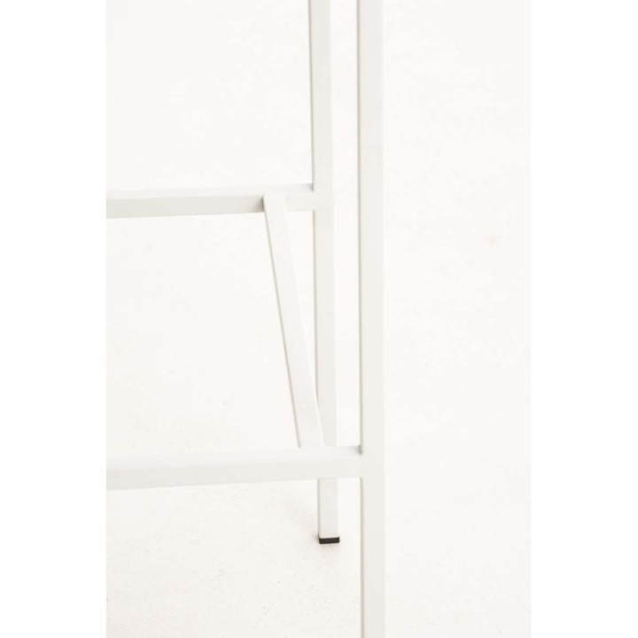 2er Set Barhocker Torino Kunstleder weiß