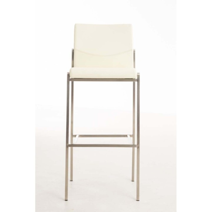 2er Set Barhocker Torino Kunstleder edelstahl