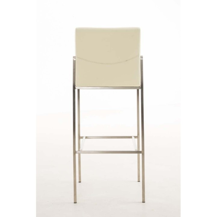 2er Set Barhocker Torino Kunstleder edelstahl