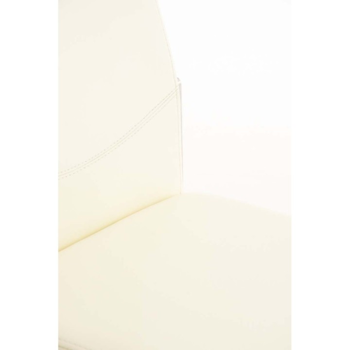 2er Set Barhocker Torino Kunstleder edelstahl