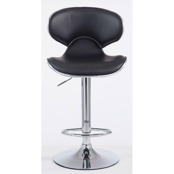 2er Set Barhocker Las Vegas V2 Kunstleder chrom