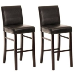 2er Set Barhocker Alvin Kunstleder cappuccino