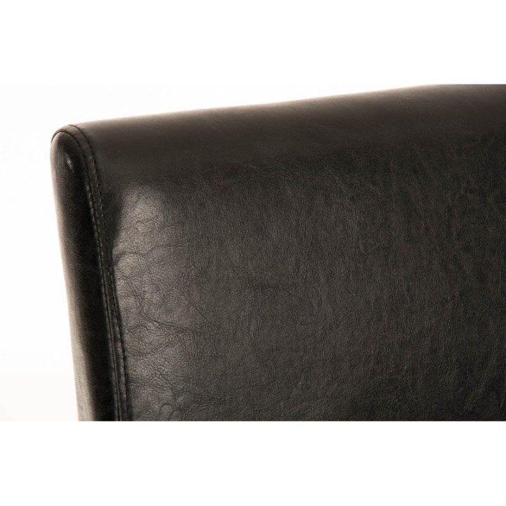 2er Set Barhocker Alvin Kunstleder schwarz