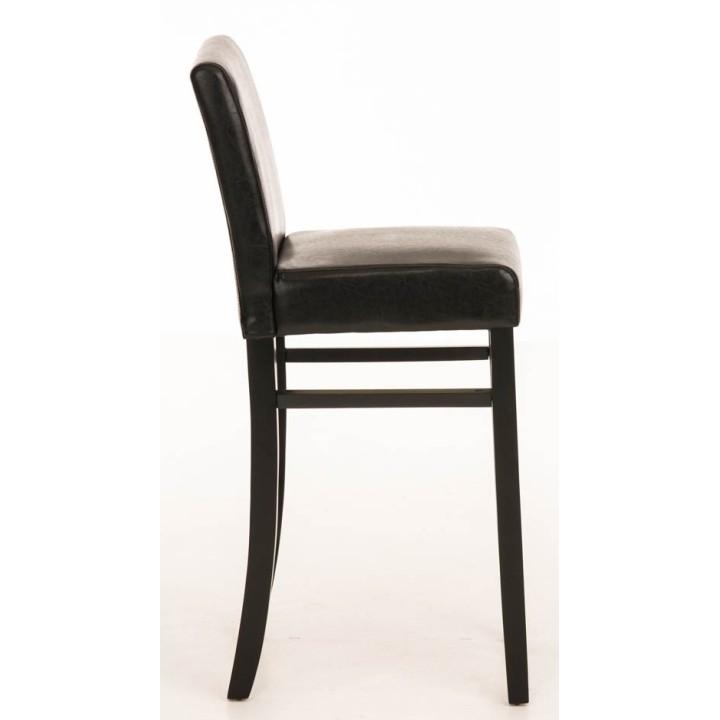 2er Set Barhocker Alvin Kunstleder schwarz
