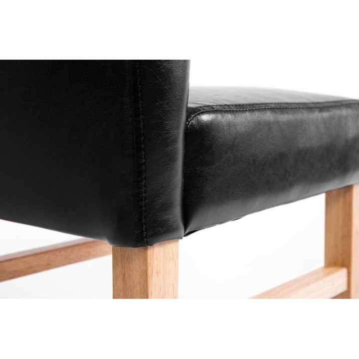 2er Set Barhocker Alvin Kunstleder natura