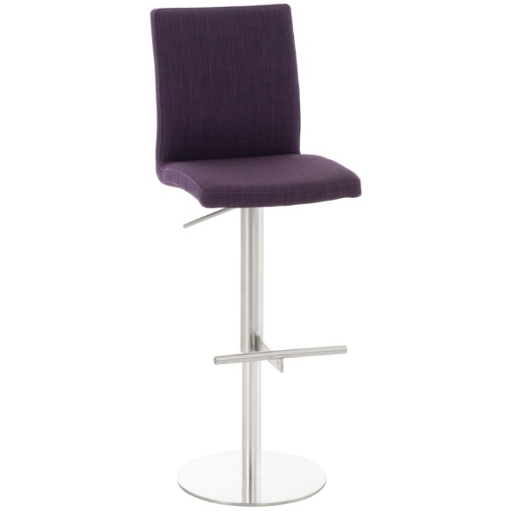 Barhocker Cadiz Stoff edelstahl