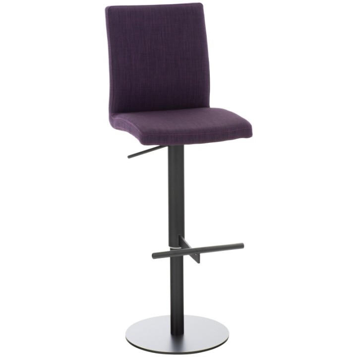Barhocker Cadiz Stoff schwarz