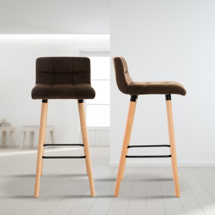 Barhocker Lincoln Samt