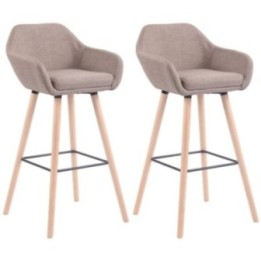 2er Set Barhocker Adelaide natura