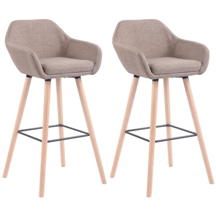 2er Set Barhocker Adelaide natura