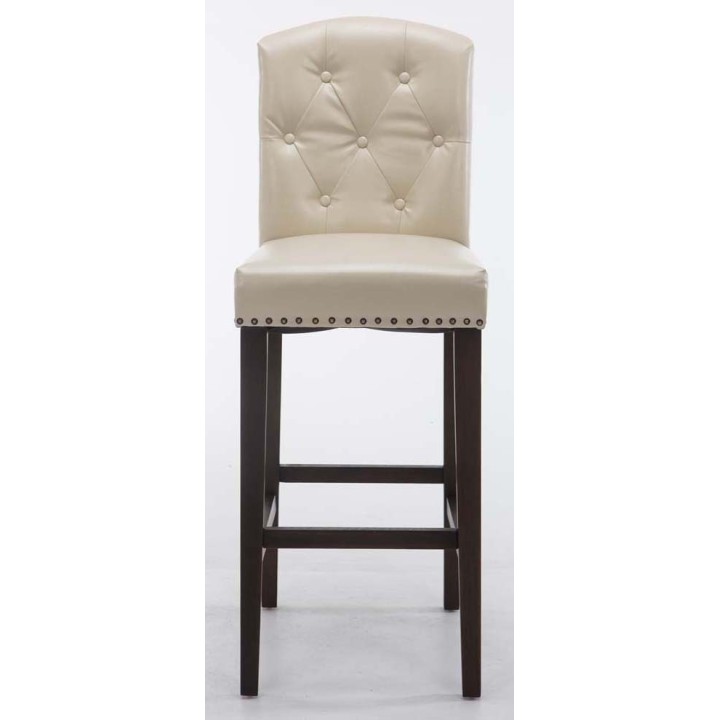 2er Set Barhocker Louise Kunstleder antik