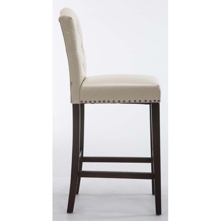 2er Set Barhocker Louise Kunstleder antik