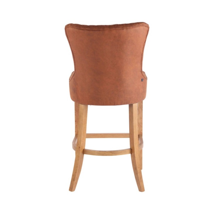Barhocker Hanoi Vintage Kunstleder antik-hell