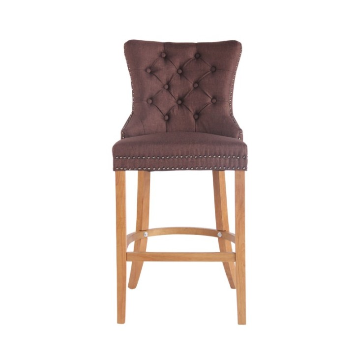 Barhocker Taipeh Stoff antik-hell