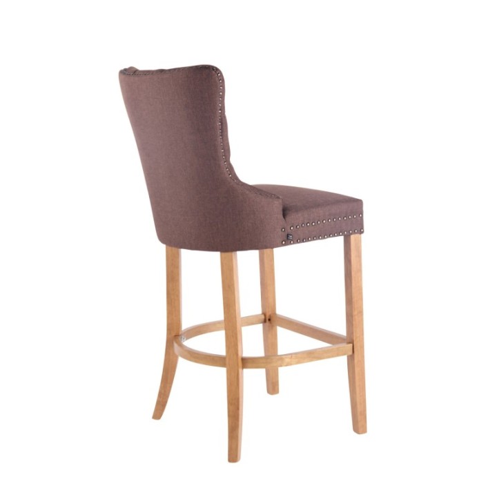 Barhocker Taipeh Stoff antik-hell