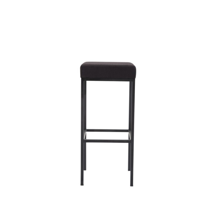 2er Set Barhocker Newark 85 Stoff schwarz