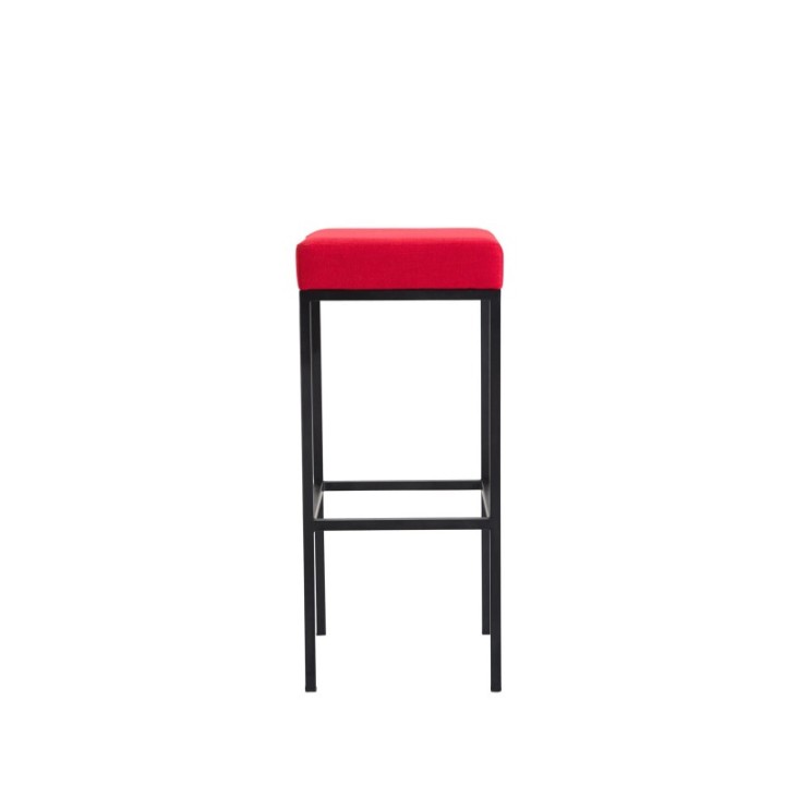 2er Set Barhocker Newark 80 Stoff schwarz