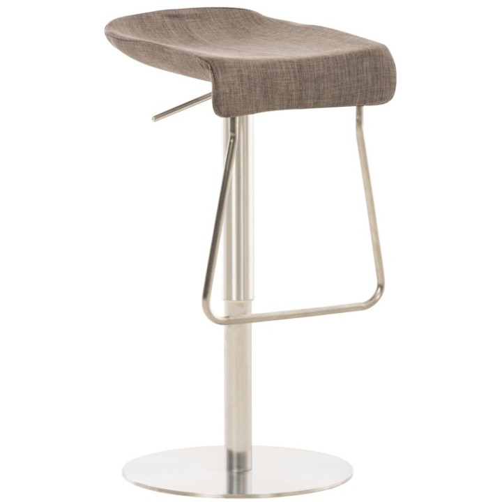 Barhocker Rabat Stoff edelstahl