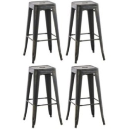 4er Set Barhocker Joshua antik