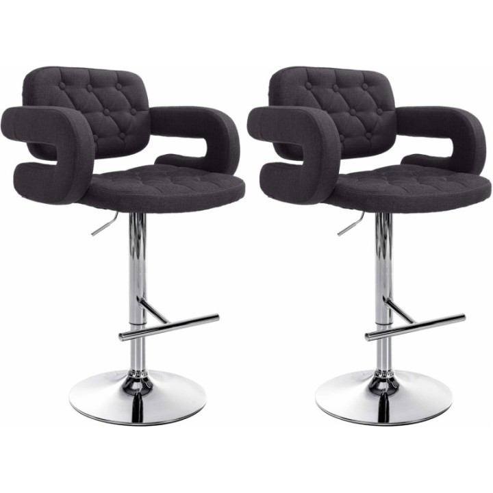 2er Set Barhocker Dublin Stoff C
