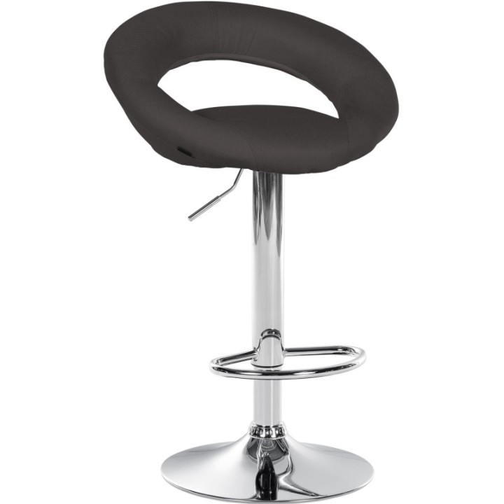 Barhocker Olinda Stoff chrom