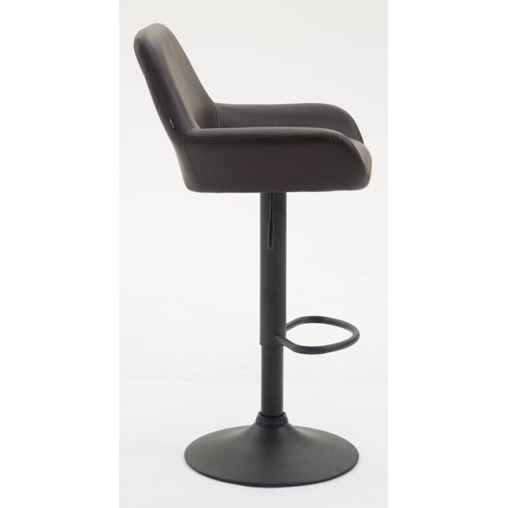 2er Set Barhocker Braga Kunstleder schwarz