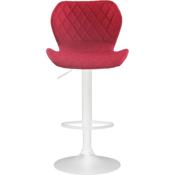 Barhocker Cork Stoff weiß