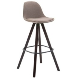 Barhocker Franklin Stoff Square cappuccino