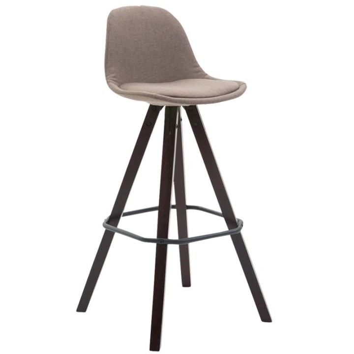 Barhocker Franklin Stoff Square cappuccino