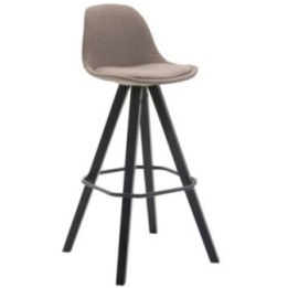 Barhocker Franklin Stoff Square schwarz