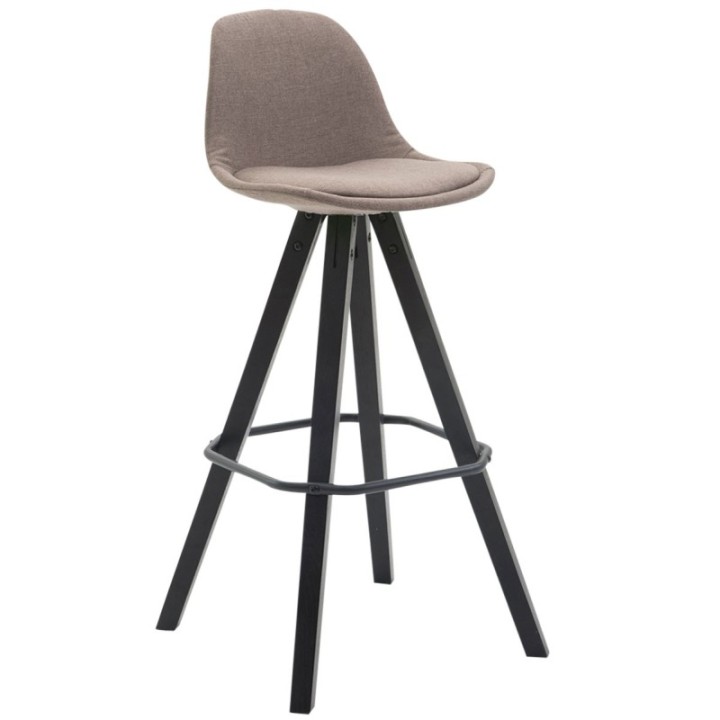 Barhocker Franklin Stoff Square schwarz