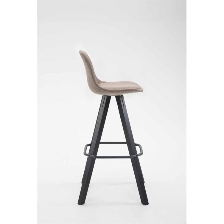 Barhocker Franklin Stoff Square schwarz