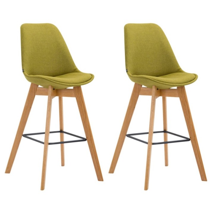 2er Set Barhocker Metz Stoff natura