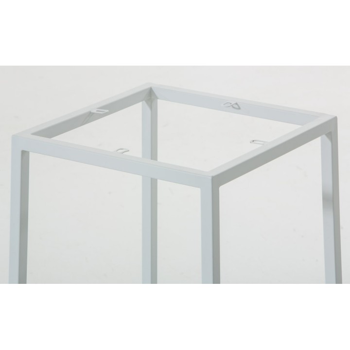 2er Set Barhocker Montreal 85 Stoff weiß