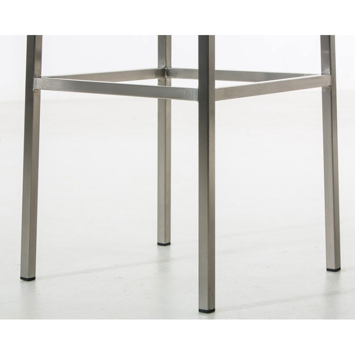 2er Set Barhocker Montreal 85 Stoff edelstahl