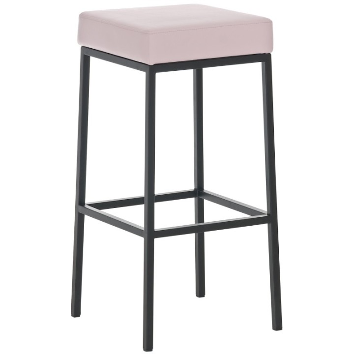 2er Set Barhocker Montreal 85 Kunstleder schwarz