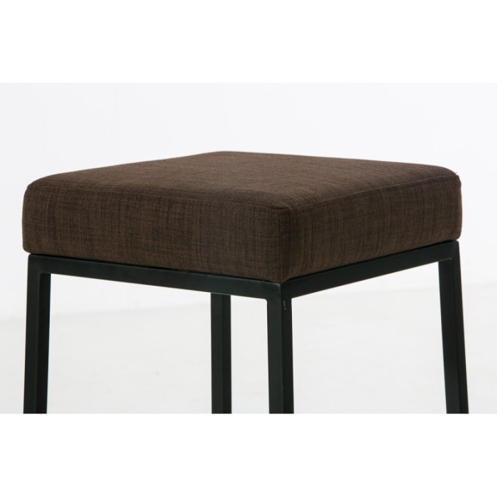 2er Set Barhocker Montreal 80 Stoff schwarz