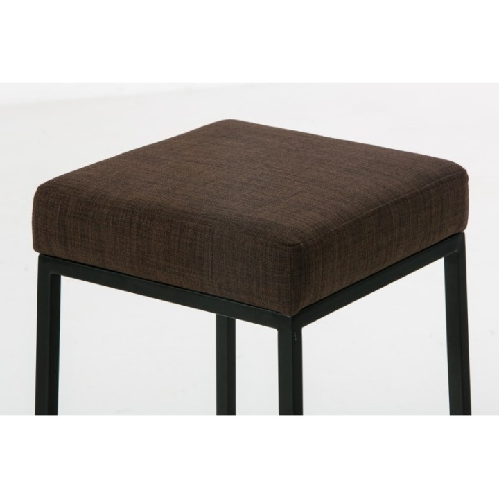 2er Set Barhocker Montreal 80 Stoff schwarz