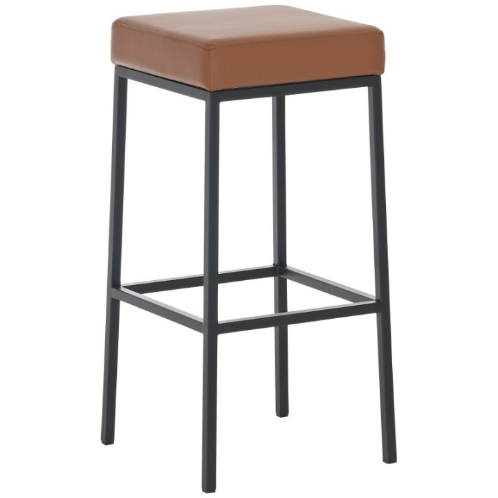 2er Set Barhocker Montreal 80 Kunstleder schwarz