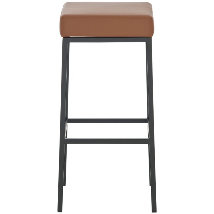 2er Set Barhocker Montreal 80 Kunstleder schwarz