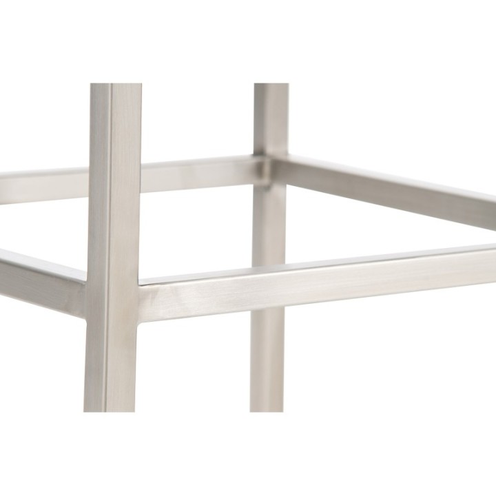 2er Set Barhocker Montreal 80 Kunstleder edelstahl