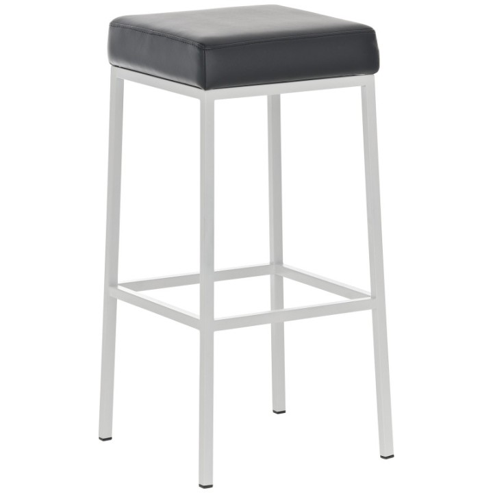 2er Set Barhocker Montreal 80 Kunstleder weiß