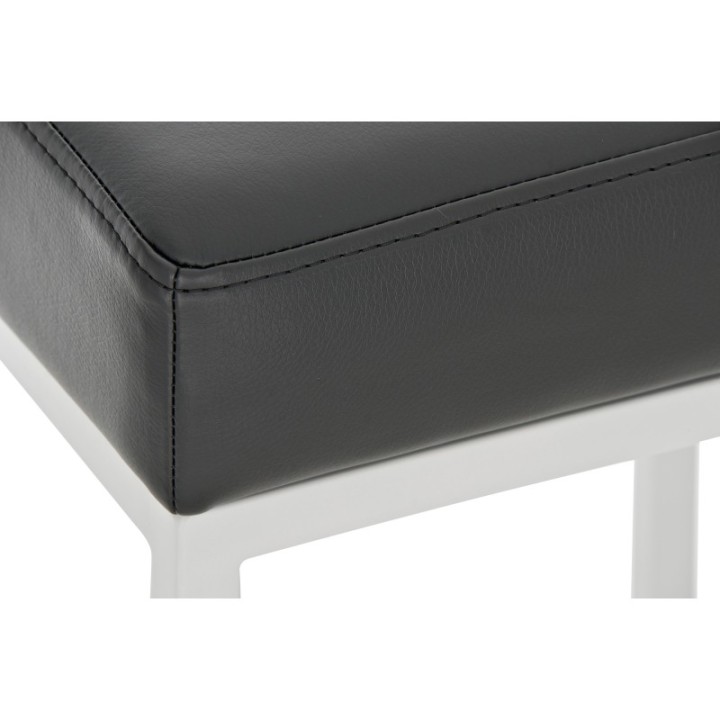 2er Set Barhocker Montreal 80 Kunstleder weiß